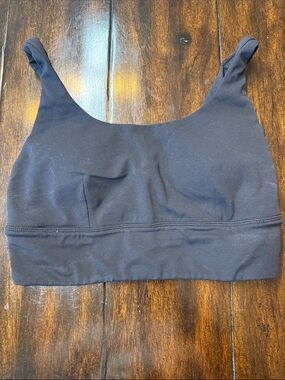 lululemon athletica Black Scoop Neck Sports Bra